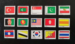 Flags From The World Cinderella (MNH) - Timbres