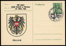 1946, Österreich, PP, Brief - Oblitérations Mécaniques