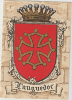 LANGUEDOC - Blason - CPSM BARRÉ-DAYEZ N° 1295 K - Languedoc-Roussillon