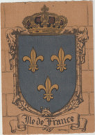 ÎLE DE FRANCE - Blason - CPSM BARRÉ-DAYEZ N° 1294 F - Ile-de-France