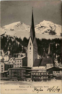 Davos, Rathaus Und St. Johannkirche - GR Grisons