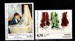 - FRANCE - 1995 - YT N° 2969 + 2972 - ** - Série Artistique - TB - Unused Stamps