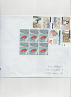 Italia Rep. 2022 - Busta Priority X L'interno Affrancata Con 12 Stamps - 2021-...: Storia Postale