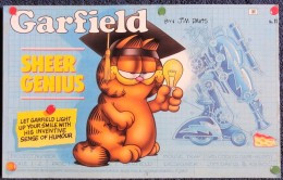 Jim Davis - GARFIELD - The World's Favourite Cat N° 11 - Sheer Génius - Ravette Books - ( 1989 ) . - BD Britanniques