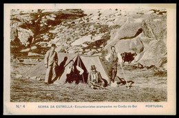 SERRA DA ESTRELA -PASTORES-Excursionistas Acampados No Covão Do Boi.(Photo-Editor-M.Cardoso 2ª Edição Nº4) Carte Postale - Guarda
