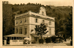 Eze * Façade Hôtel Restaurant Du Golf MANNI Propriétaire  * Automobile Voiture Ancienne Citroën Traction - Eze