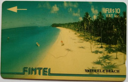 Fiji $10 4CWFA  " Vatulele Beach " - Fidji