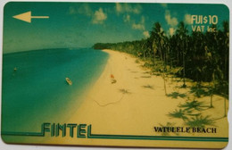 Fiji $10 4CWFA  " Vatulele Beach " - Fiji