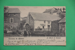 Environs De Hannut 1907: Le Moulin De Hosdent Animée - Hannuit