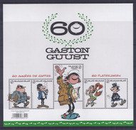 Belgie - Belgique Blok  -  60 Jaar Gaston Flater  - 60 Ans Gaston Lagaffe - Franquin - Philabédés (comics)