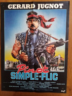 AFFICHE CINEMA ORIGINALE FILM PINOT SIMPLE FLIC 1984 GERARD JUGNOT FANNY BASTIEN 52.4CMX39.1CM DE GERARD JUGNOT - Affiches & Posters