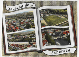 11- SOUVENIR De ESPERAZA (Aude) -Terrain De Sports- Les Nouvelles Cités - Les Deux Ponts -Editions LAPIE - ST MAUR - Conques Sur Orbiel