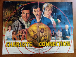 AFFICHE CINEMA ORIGINALE FILM CHARLOTS CONNECTION 1984 RINALDI SARRUS FILIPPELLI 59.1CMX43.7CM DE JEAN COUTURIER - Affiches & Posters