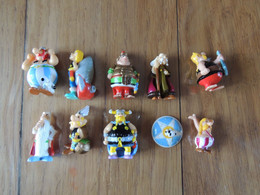 10 FIGURINES KINDER "ASTERIX ET LES VIKINGS" ASTERIX, OBELIX, IDEFIX, ORDRALPHABETIX, PANORAMIX, GOUDURIX,  LES VIGINGS - Andere & Zonder Classificatie