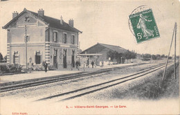 77-VILLIERS-SAINT-GEORGES- LA GARE - Villiers Saint Georges