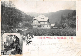 22-4699 :  MURBACH. GRUSS AUS. SOUVENIR DE. HOTEL WOLF - Murbach