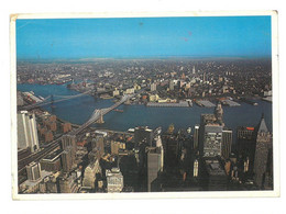 BR835 New York City  Landscape Viaggiata 1989 Verso Milano - Multi-vues, Vues Panoramiques