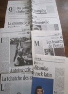 Chansons/Musique : 2 Livres /12 Magazines /1 Revue & 4 Pages De Politique Hebdo (Paroles & Musique/Longueur D’Ondes/Acte - Lots De Plusieurs Livres