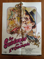 AFFICHE CINEMA ORIGINALE FILM LES SURDOUES DE LA 1ERE COMPAGNIE 1981 DARRY COWL 51.6CMX38.6CM DE MICHEL GERARD - MARTY - Affiches & Posters