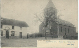 PETIT-ENGHIEN : Eglise Saint Sauveur - Cachet De La Poste 1909 - Enghien - Edingen