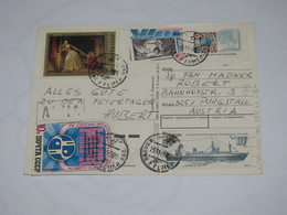 RUSSIA POSTCARD RUSSIA TO AUSTRIA 1983 - Andere & Zonder Classificatie