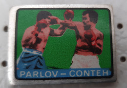 Boxing Mach Mate Parlov - Conteh Yugoslavia Pin - Boxen