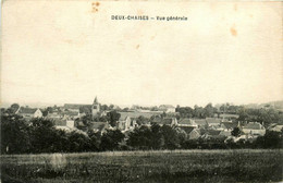 Deux Chaises * Vue Générale Sur Le Village - Andere & Zonder Classificatie