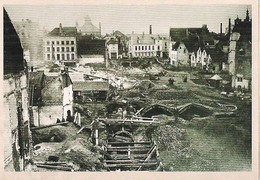 BELGIQUE - VOÛTEMENT DE LA SENNE À BRUXELLES EN 1869, TRONCON DE LA RUE DES PIERRES AU MARCHÉ AUX POULETS. - Streiks