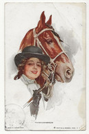 941 - Jeune Dame  Et Cheval  - Thoroughbreds - Fisher, Harrison