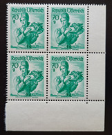 Österreich 1947, Mi 906 Block "Trachten" MNH(postfrisch) - 1945-60 Unused Stamps