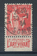 Paix 50c Rouge Type II Pub Art Vivant Oblitération De Cayeux Sur Mer (Somme) - Used Stamps