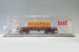 Jouef - WAGON PLAT à Bogies + 2 Conteneurs Bailly Réf. 652000 BO Neuf HO 1/87 - Coches De Mercancía