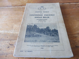 1950  Conférence Piscicole Anglo-Belge (pour Une Bonne Production De Poissons)- Elisabethville (Congo Belge)   Bilingue - Caza/Pezca