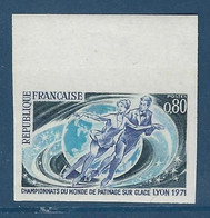 FRANCE  N° 1665 A **  Non-dentelé - 1971-1980