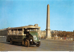 [75] PARIS -MUSÉE DES TRANSPORTS URBAINS AUTOBUS PARISIEN RENAULT P N (1927) - CPM - Musea