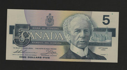 Canada, 5 Dollars, 1986-1991 Issue - Canada