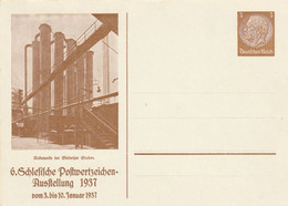 G15   --  6. SCHLESISISCHE POSTWERTZEICHEN  - AUSSTELLUNG 1937  --  GLEIWITZER GRUBEN    --  SCHLESIEN - Sonstige & Ohne Zuordnung