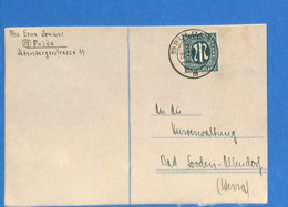 Allemagne Bizone 1948 Carte Postale De Fulda (G10123) - Brieven En Documenten