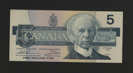 Canada, 5 Dollars, 1986-1991 Issue - Canada