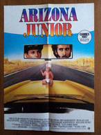 AFFICHE CINEMA ORIGINALE FILM ARIZONA JUNIOR 1987 NICOLAS CAGE HOLLY HUNTER JOHN GOODMAN 53.7CMX38.5CM DE JOEL COEN - Affiches & Posters