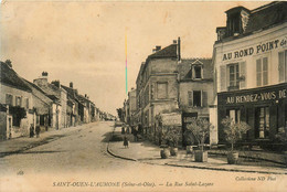 St Ouen L'aumone * La Rue St Lazare * Café Restaurant Au Rendez Vous - Saint-Ouen-l'Aumône