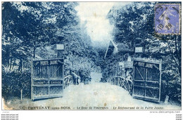 FONTENAY-sous-BOIS Le Bois De Vincennes Le Restaurant De La Porte Jaune Carte écrite 1929 - Fontenay Sous Bois
