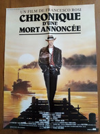 AFFICHE CINEMA ORIGINALE FILM CHRONIQUE D'UNE MORT ANNONCEE 1987 RUPERT EVERETT ORNELLA MUTI 53.9CMX40.2CM DE F ROSI - Affiches & Posters