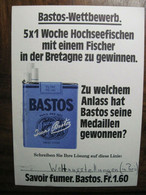 AK Bastos Publicité Suisse Cigarettes Cigarettes - Publicité