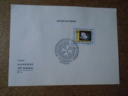 D191049   Hungary  Commemorative Handstamp  - Postaegyezmény -Convention Postale  1991  - Budapest - Andere & Zonder Classificatie