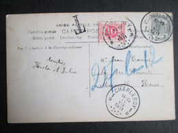 Tx 4 Op PK Verstuurd Uit Montignies-sur-Sambre - Stempel Charleroi 1B - Covers & Documents