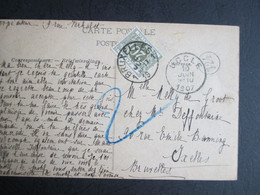 Tx 6 Op PK Verstuurd Uit Uccle - Stempel Bruxelles 1 - Storia Postale