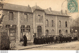 PLESSIS-TRÉVISE.  Mairie, Ecoles  Poste Carte écrite En 1905  2 Scans  TBE - Le Plessis Trevise