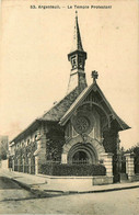 Argenteuil * Rue Et Façade Du Temple Protestant - Argenteuil