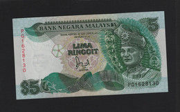 Malaisie, 5 Ringgit, 1986-1995 Issue - Malaysie